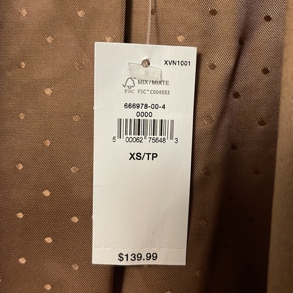 Banana Republic Tan Ruched-sleeve blazer - Picture 2 of 5